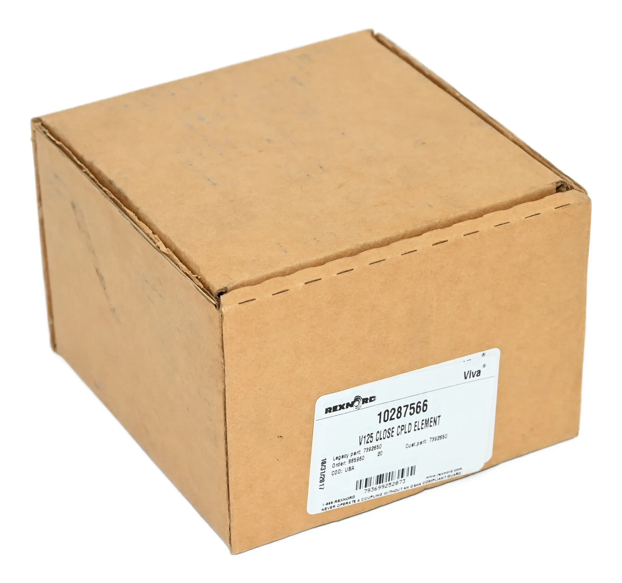 Produktfoto 1 von Rexnord 10287566 Viva V125 Close Coupled Elastomeric Coupling Element New open box