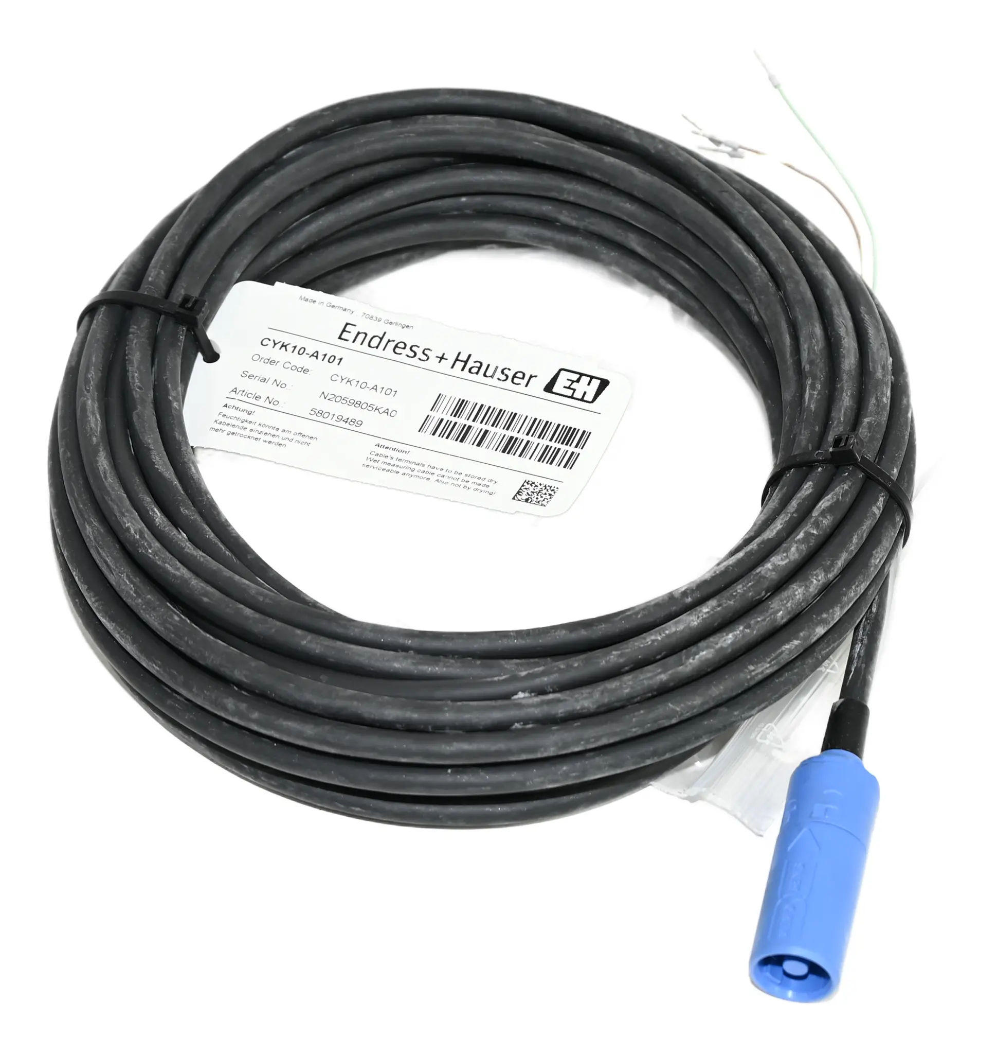 Produktfoto 1 von Endress Hauser CYK10-A101 58019489 Sensor Cable 10M New without box