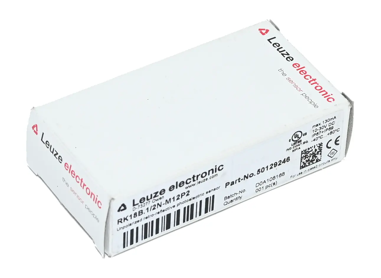 Produktfoto 1 von Leuze RK18B.1/2N-M12P2 50129246 Photoelectric Sensor New open box