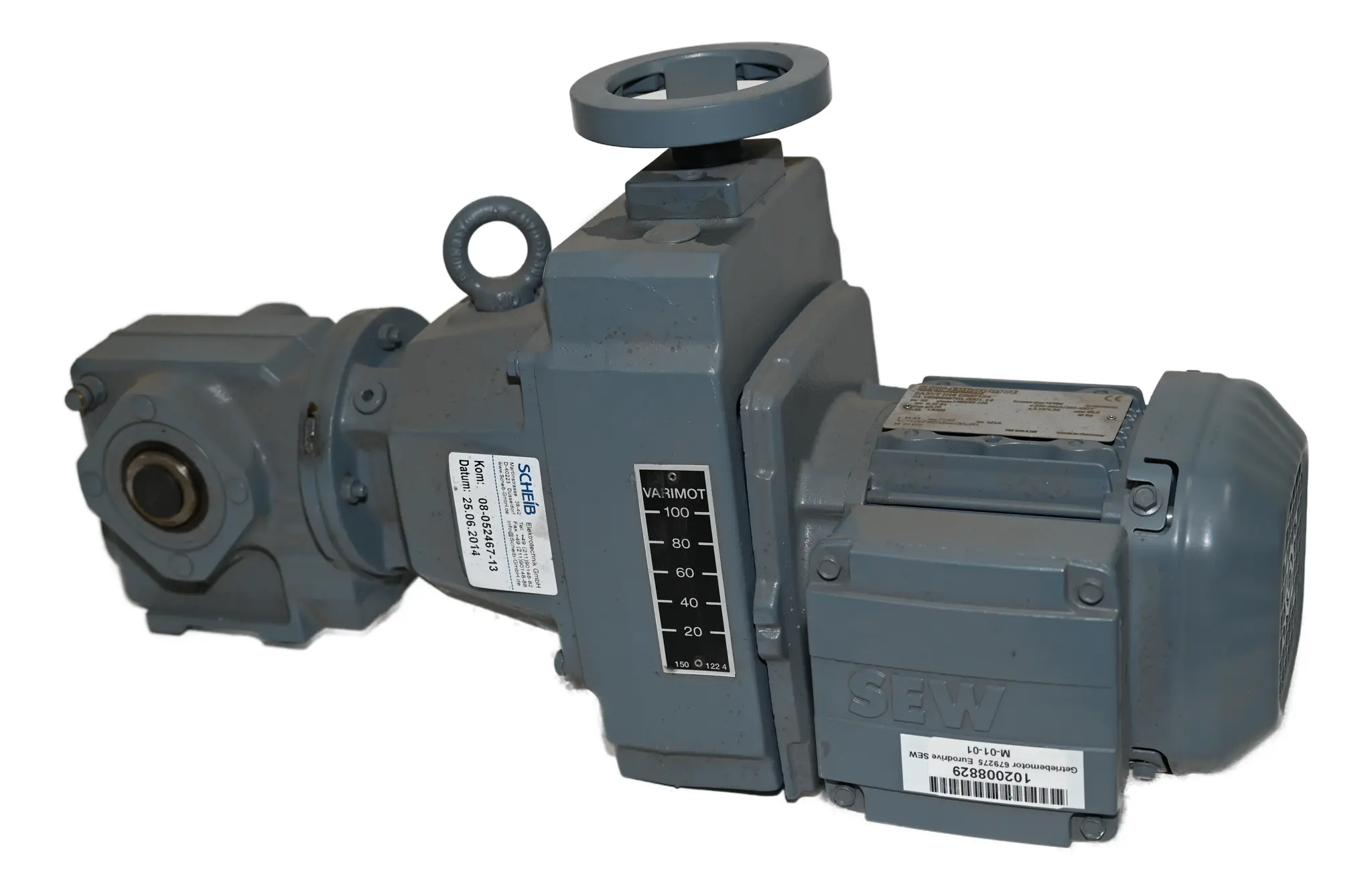 SEW SA37/T D16 DRS71S4 Gearmotor 0.37kW 22-108rpm