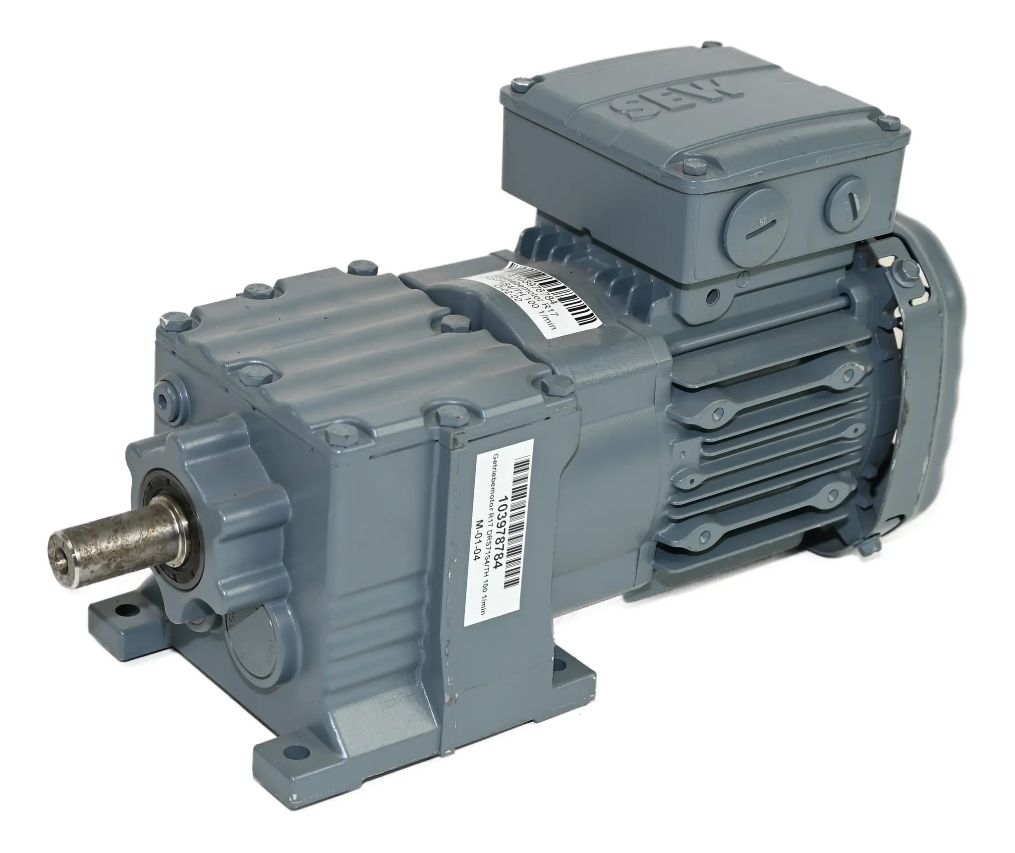 Produktfoto 1 von SEW R17 DRS71S4/TH Helical Gearmotor 0.37kW 100RPM 35Nm