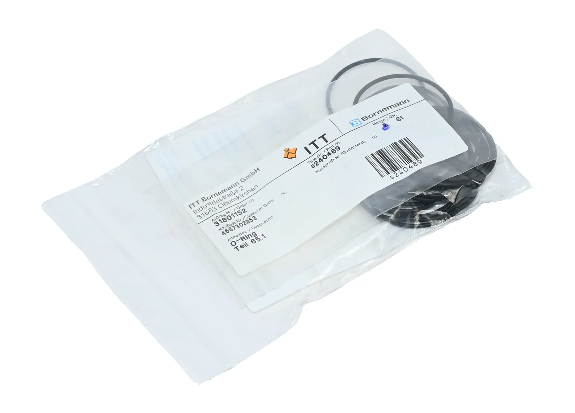 Produktfoto 1 von ITT S240482 EPDM O-Ring Pump Seal 25x New open box