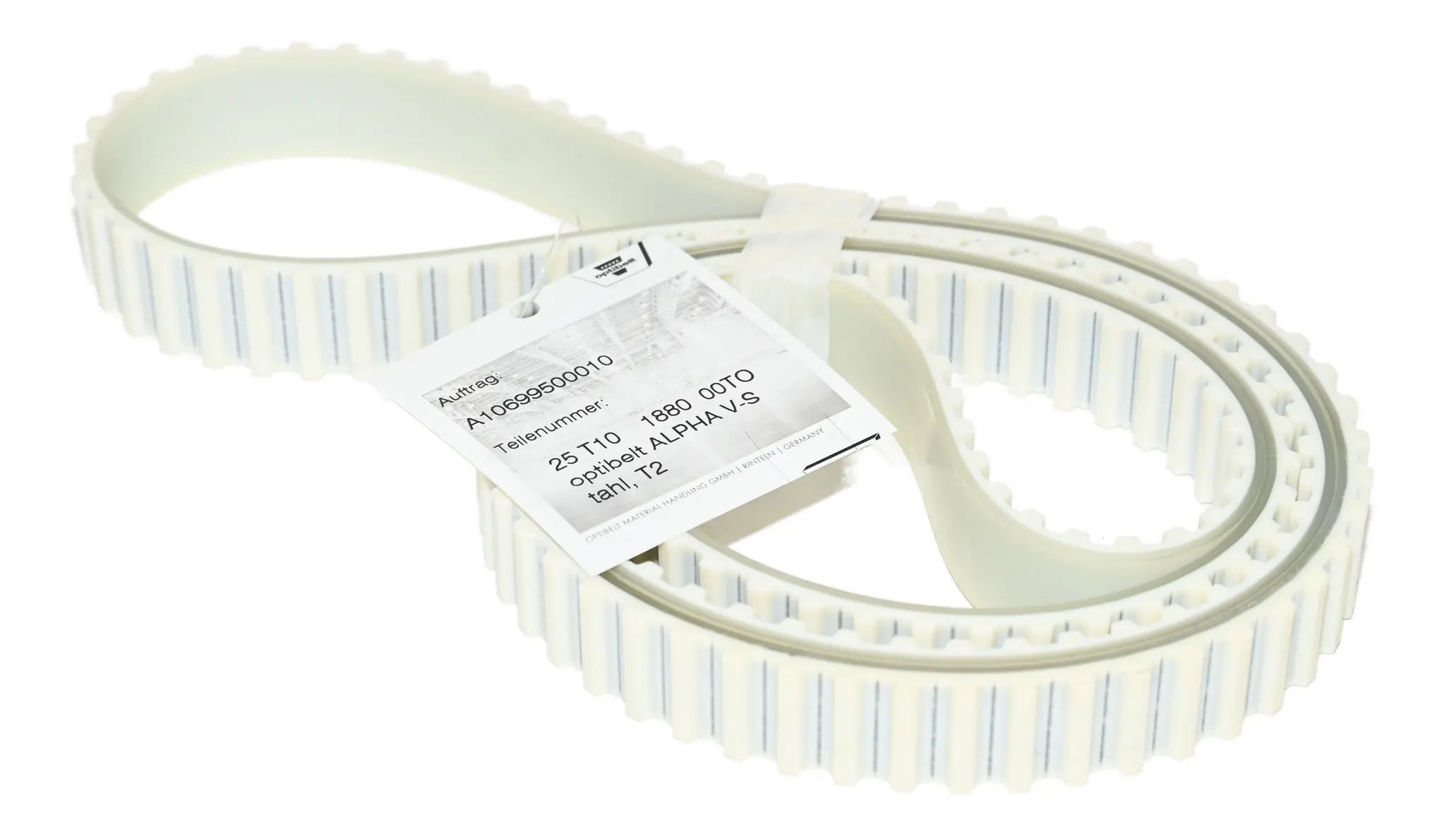 Produktfoto 1 von Optibelt 25 T10 1880 00T0 ALPHA V Timing Belt 25mm 188 Teeth Steel Cord New without box