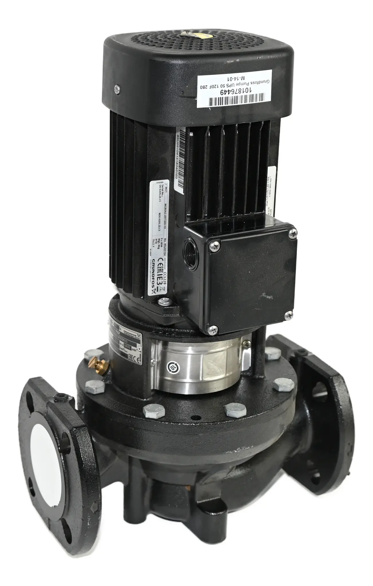 Produktfoto 1 von Grundfos 98279255 TP 50-120/2 A-F-A-BQQE DN50 0.75kW Inline Pump New without box