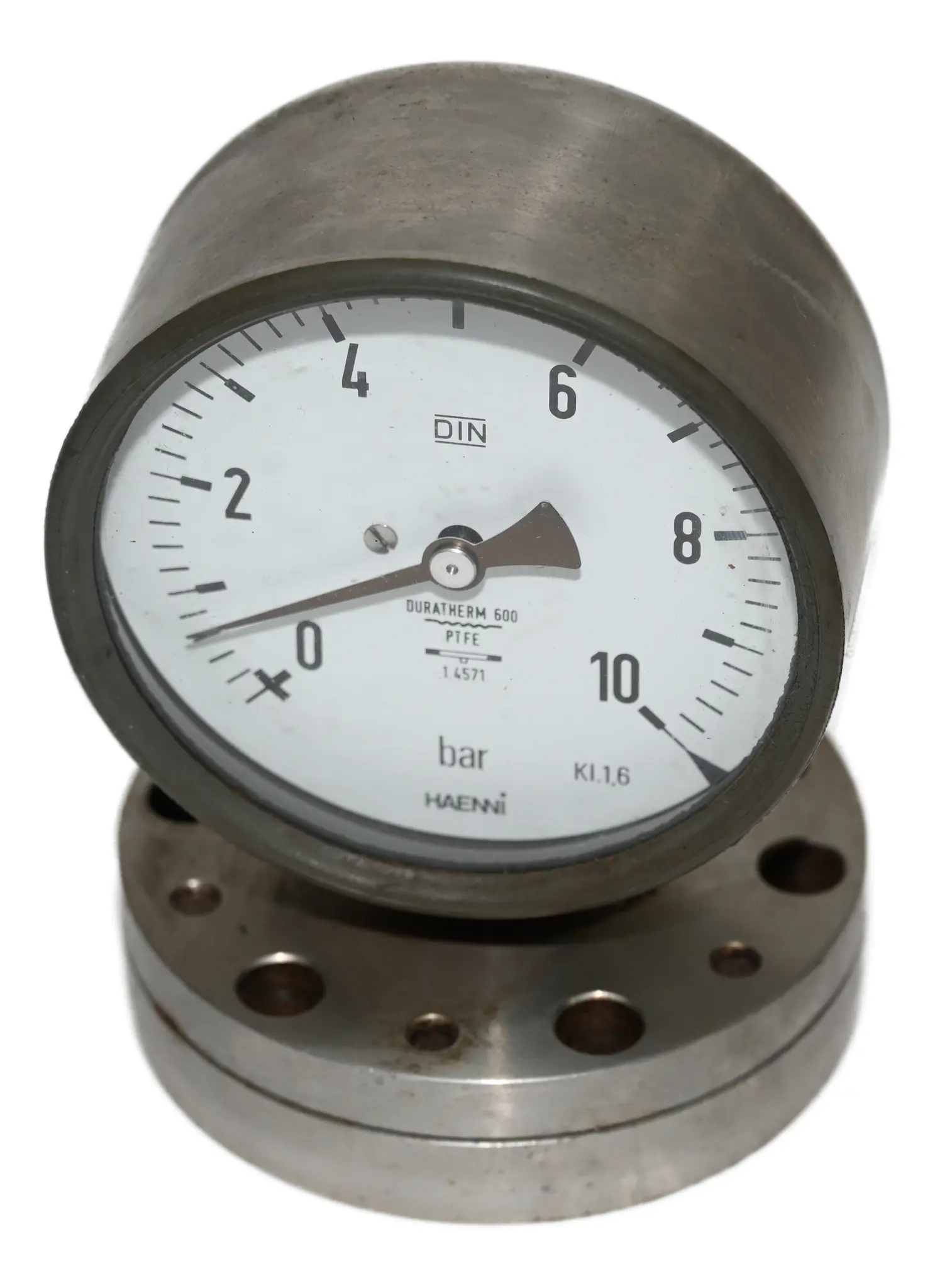 Produktfoto 1 von Haenni DPC100 Duratherm 600 PTFE Diaphragm Pressure Gauge 0-10 Bar