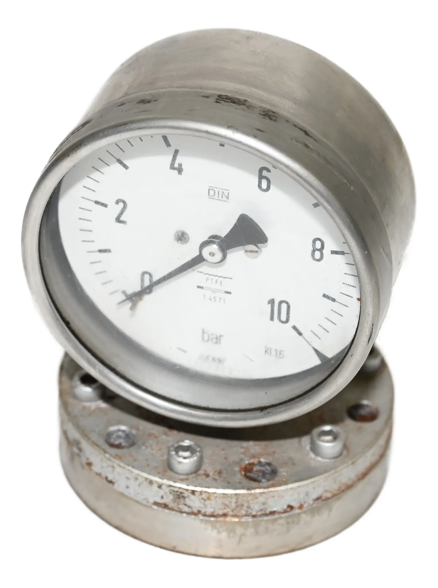 Produktfoto 1 von Haenni 2966329 DPC100 Diaphragm Pressure Gauge 0-10bar PTFE 316Ti