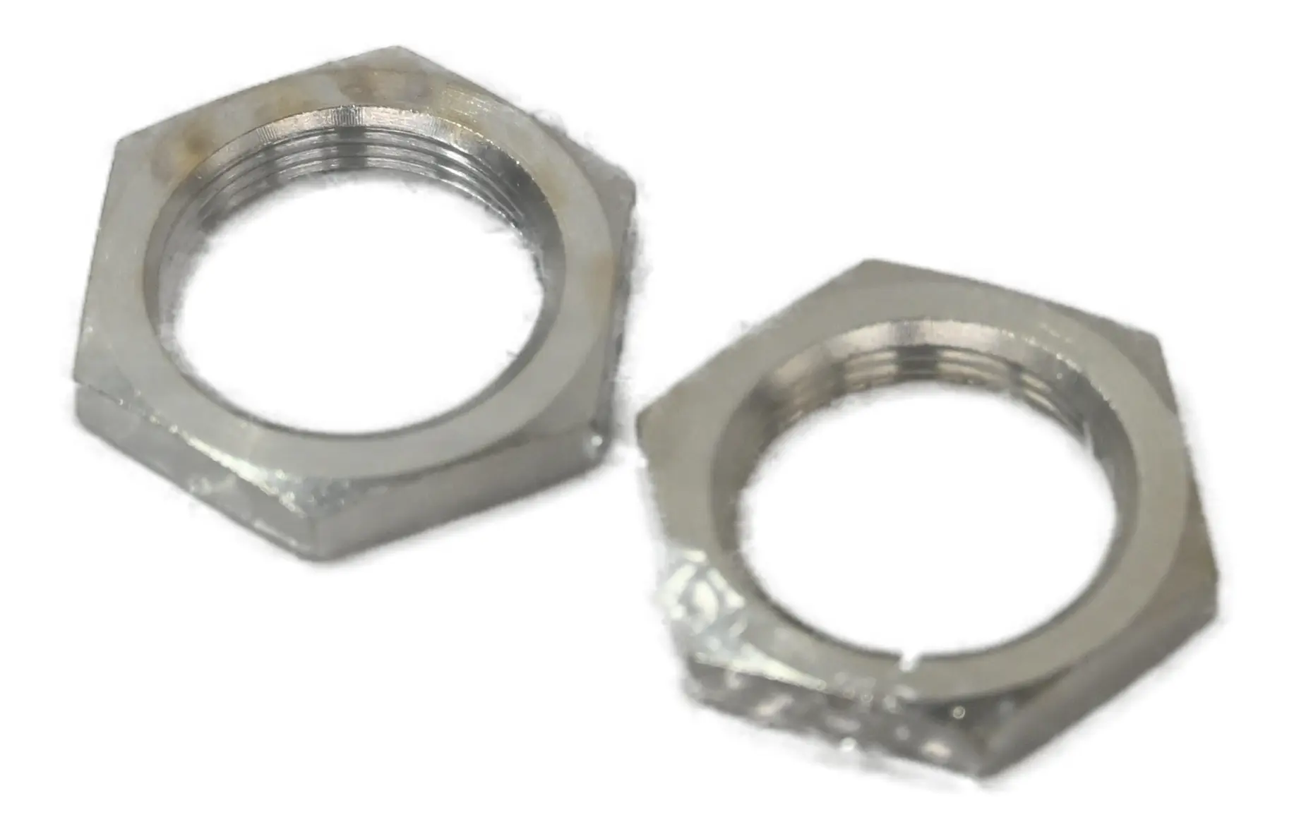 Produktfoto 1 von ifm 308019 M18 Hex Panel Nut Set Inductive Sensor Mounting Nuts New sealed