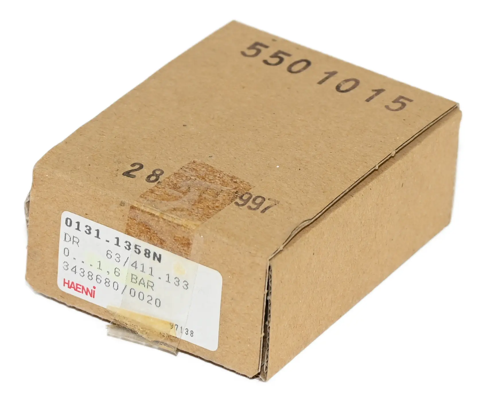Produktfoto 1 von Haenni DR63/411.133 Pressure Gauge 0-1.6 Bar 63mm New open box