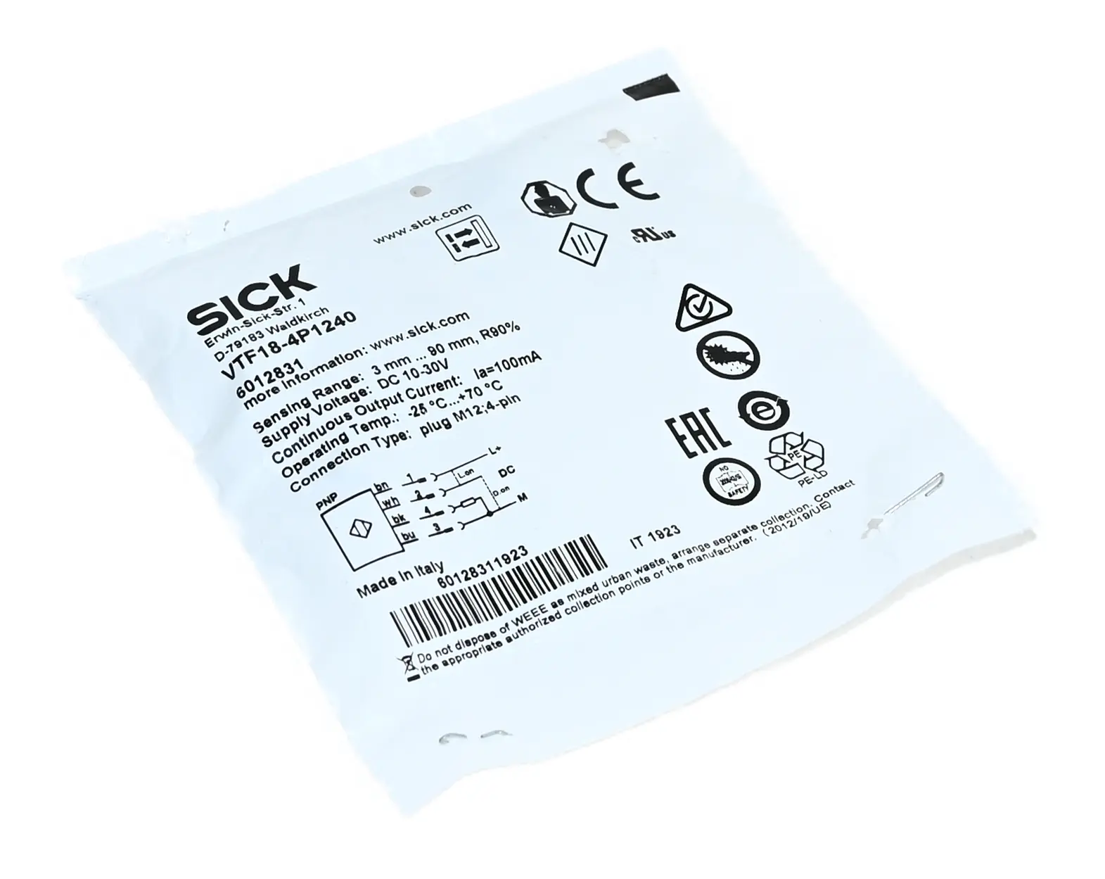 Produktfoto 1 von Sick VTF18-4P1240 6012831 New sealed