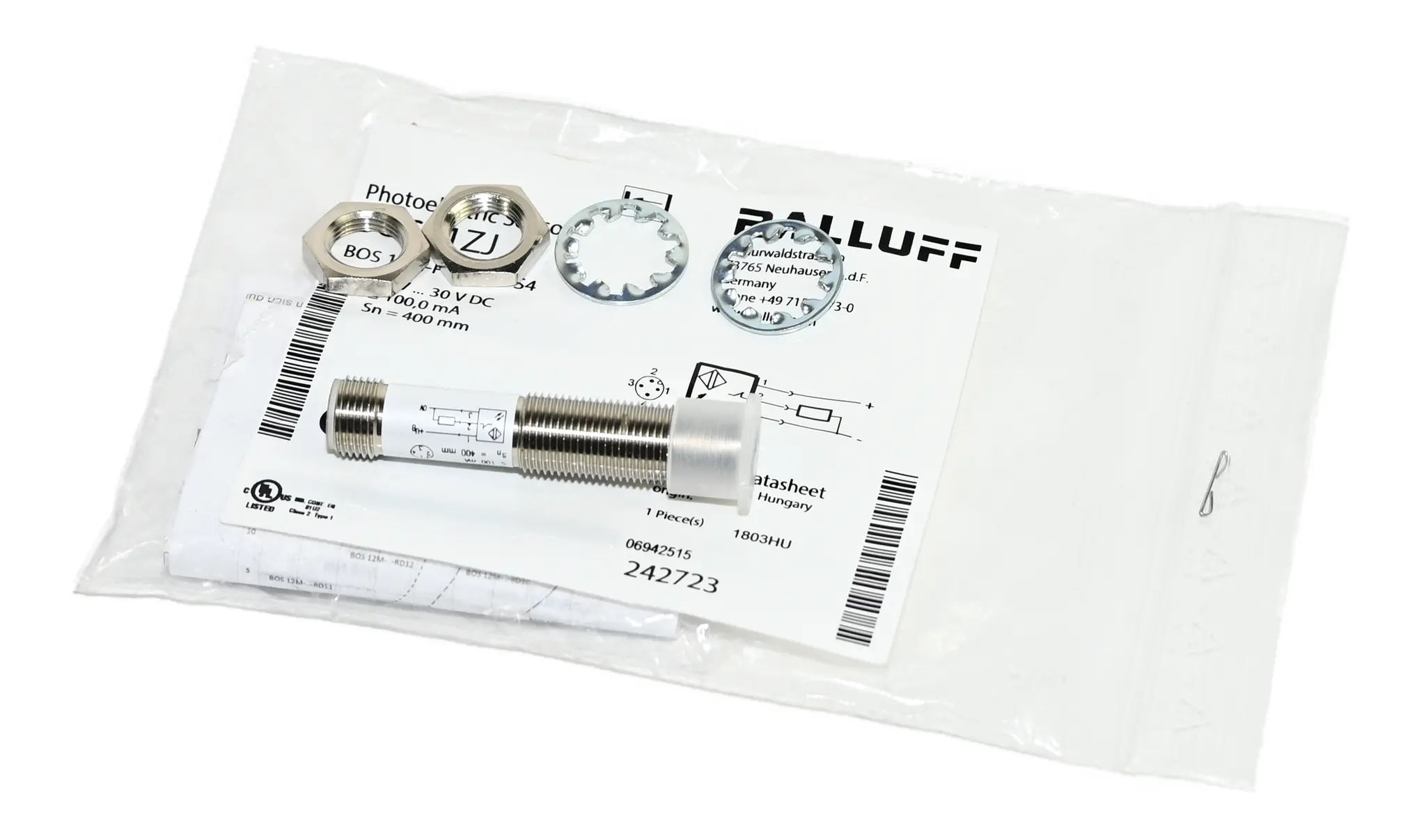 Produktfoto 1 von Balluff BOS 12M-PO-ID10-S4 New without box