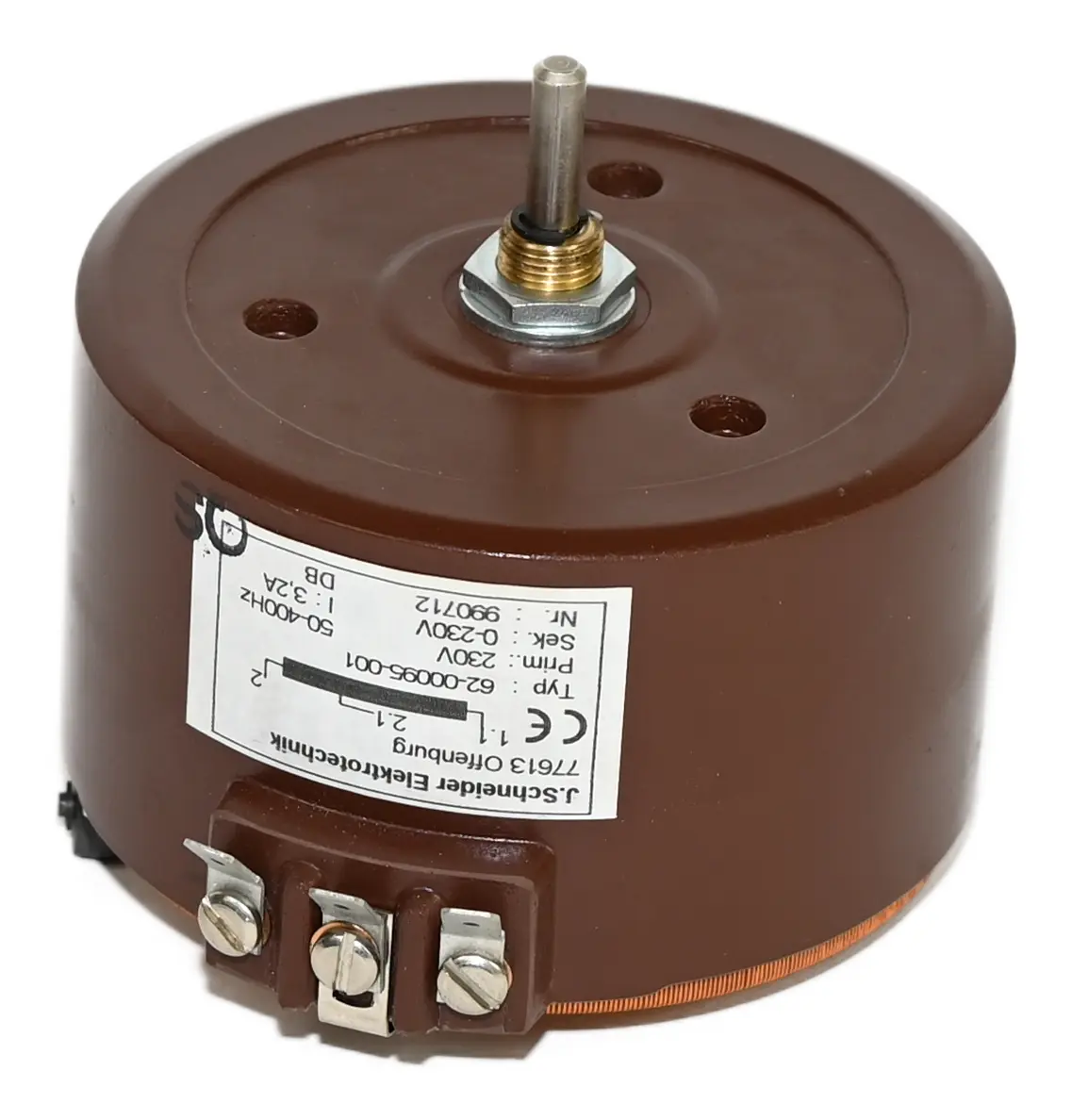 Produktfoto 1 von J.Schneider 62-00095-001 Variable Autotransformer 230V 3.2A New without box