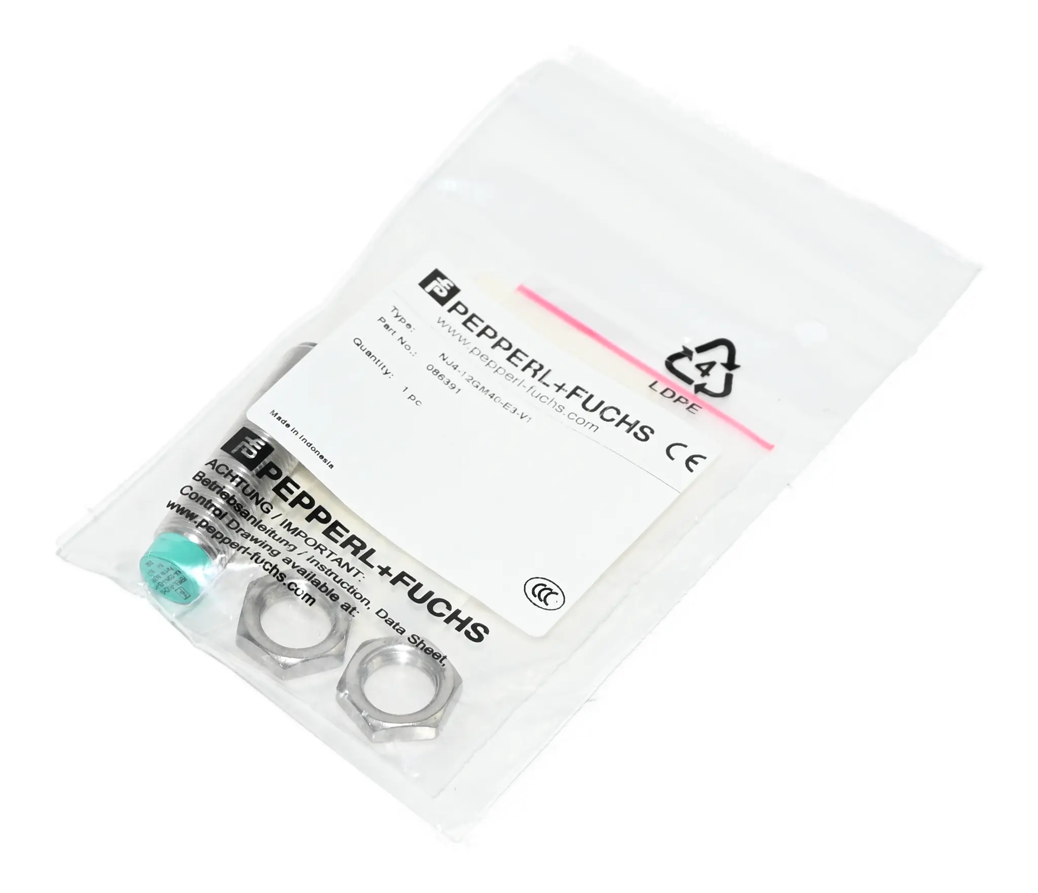 Produktfoto 1 von Pepperl+Fuchs NJ4-12GM40-E3-V1 New open box