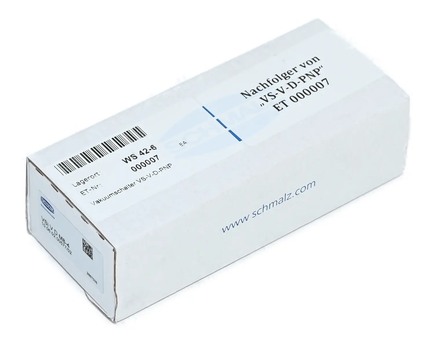 Produktfoto 1 von Schmalz VSI V D M8-4 Vakuumschalter Druckschalter New open box