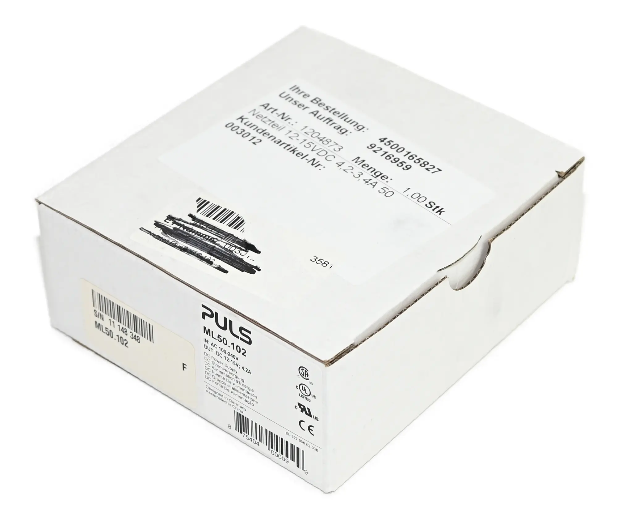 Produktfoto 1 von PULS ML50.102 Power Supply New open box