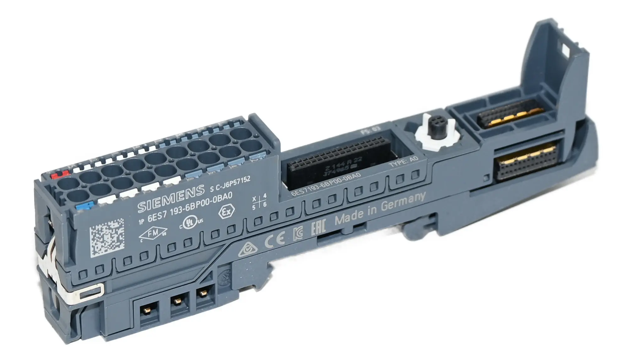 Produktfoto 1 von Siemens 6ES7193-6BP00-0BA0 6ES7 193-6BP00-0BA0 Base-Unit ET200SP