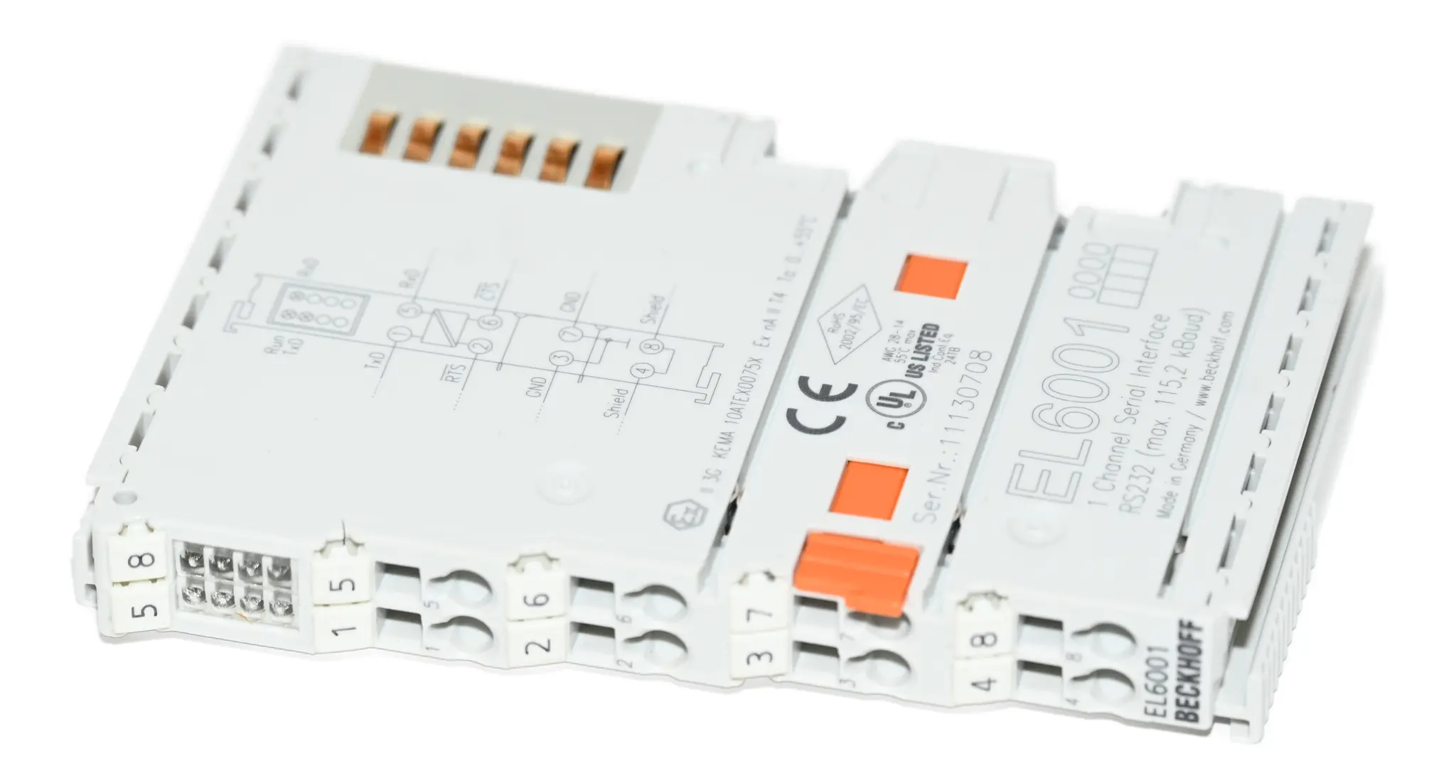 Produktfoto 1 von Beckhoff EL6001 Channel Serial Interface New without box