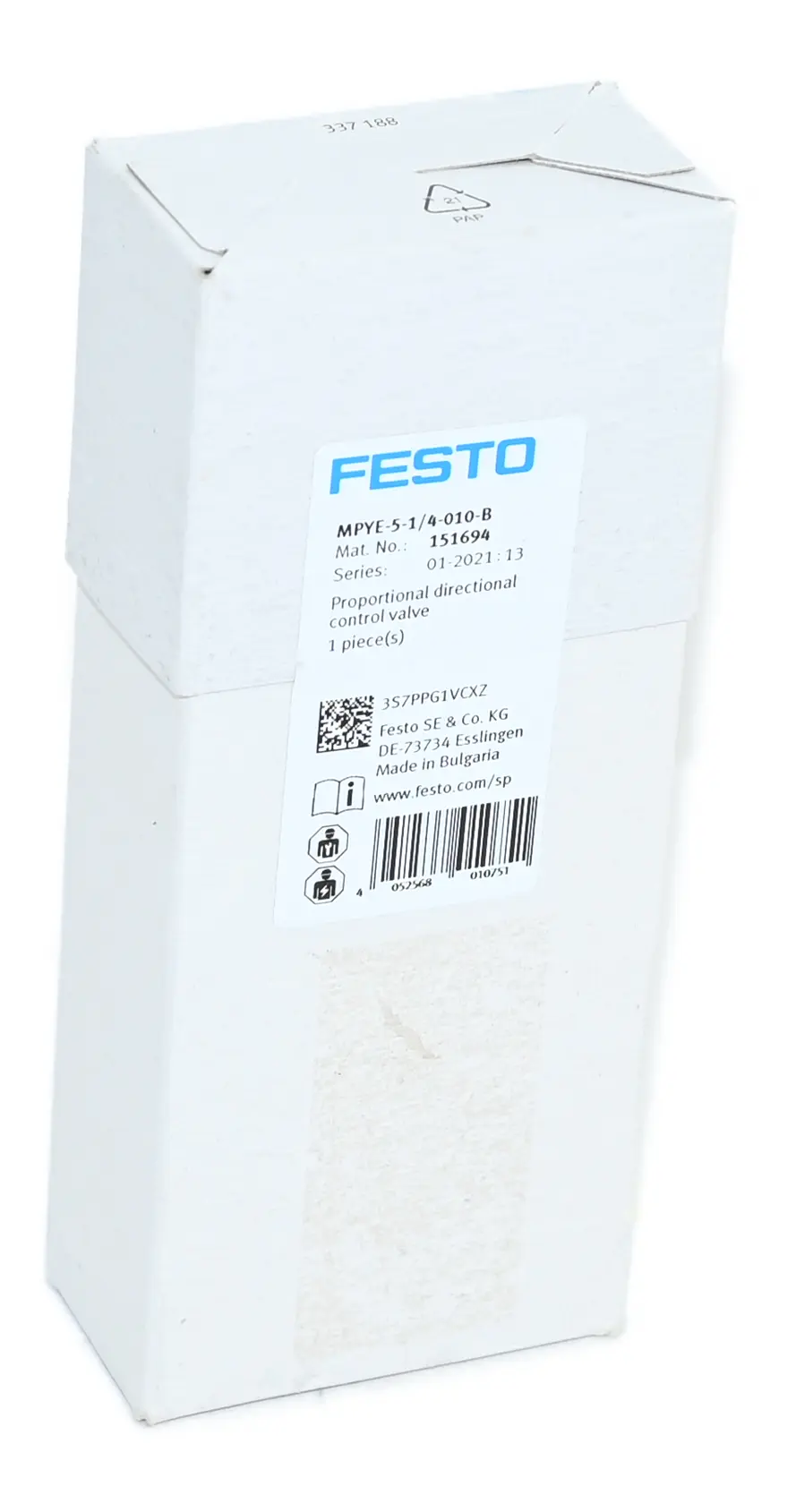 Produktfoto 1 von Festo MPYE-5-1/4-010-B 151694 Proportinal Ventil New sealed