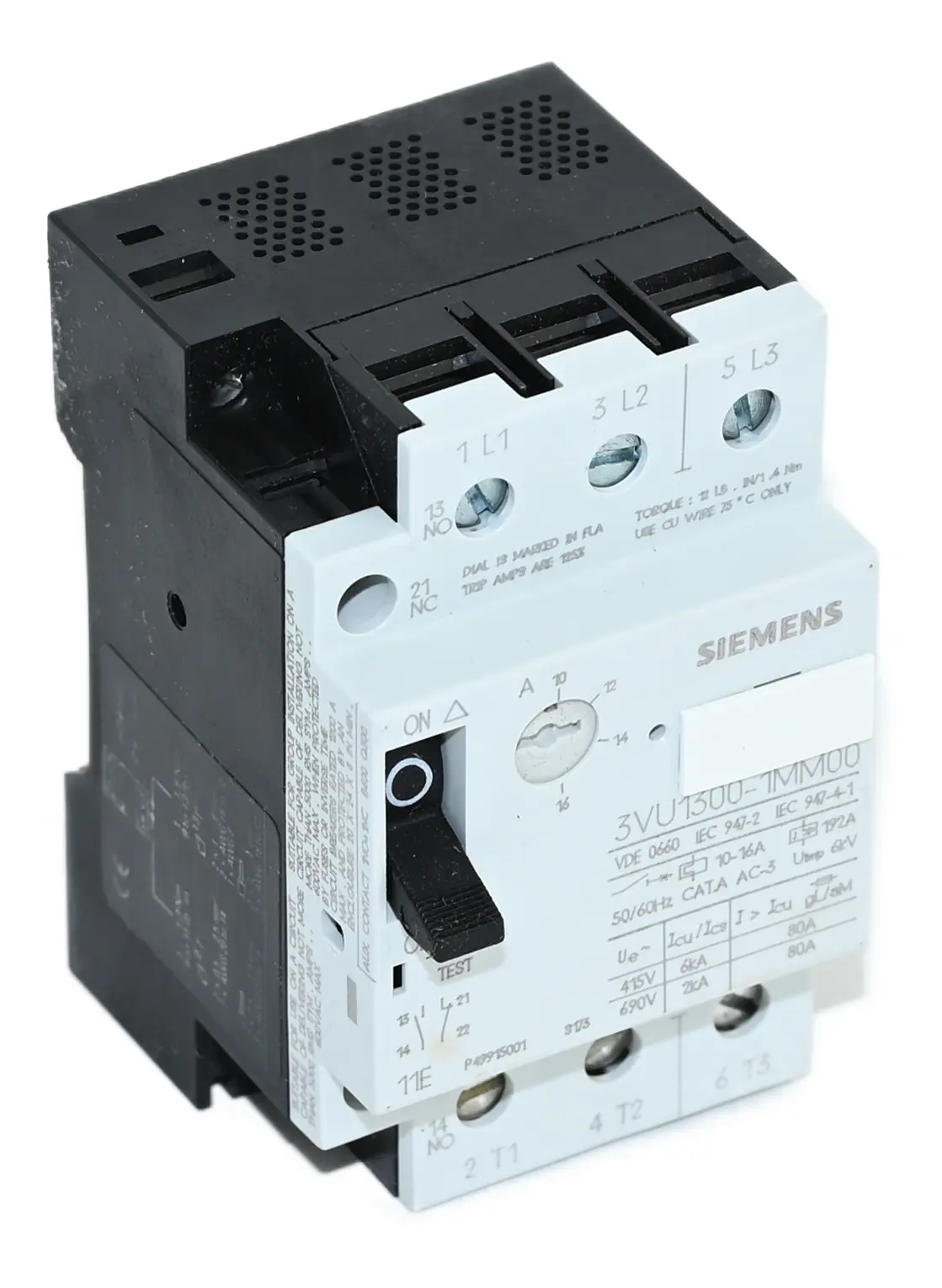 Produktfoto 1 von Siemens 3VU1300-1MM00 3VU1 300-1MM00 Circuit Breaker