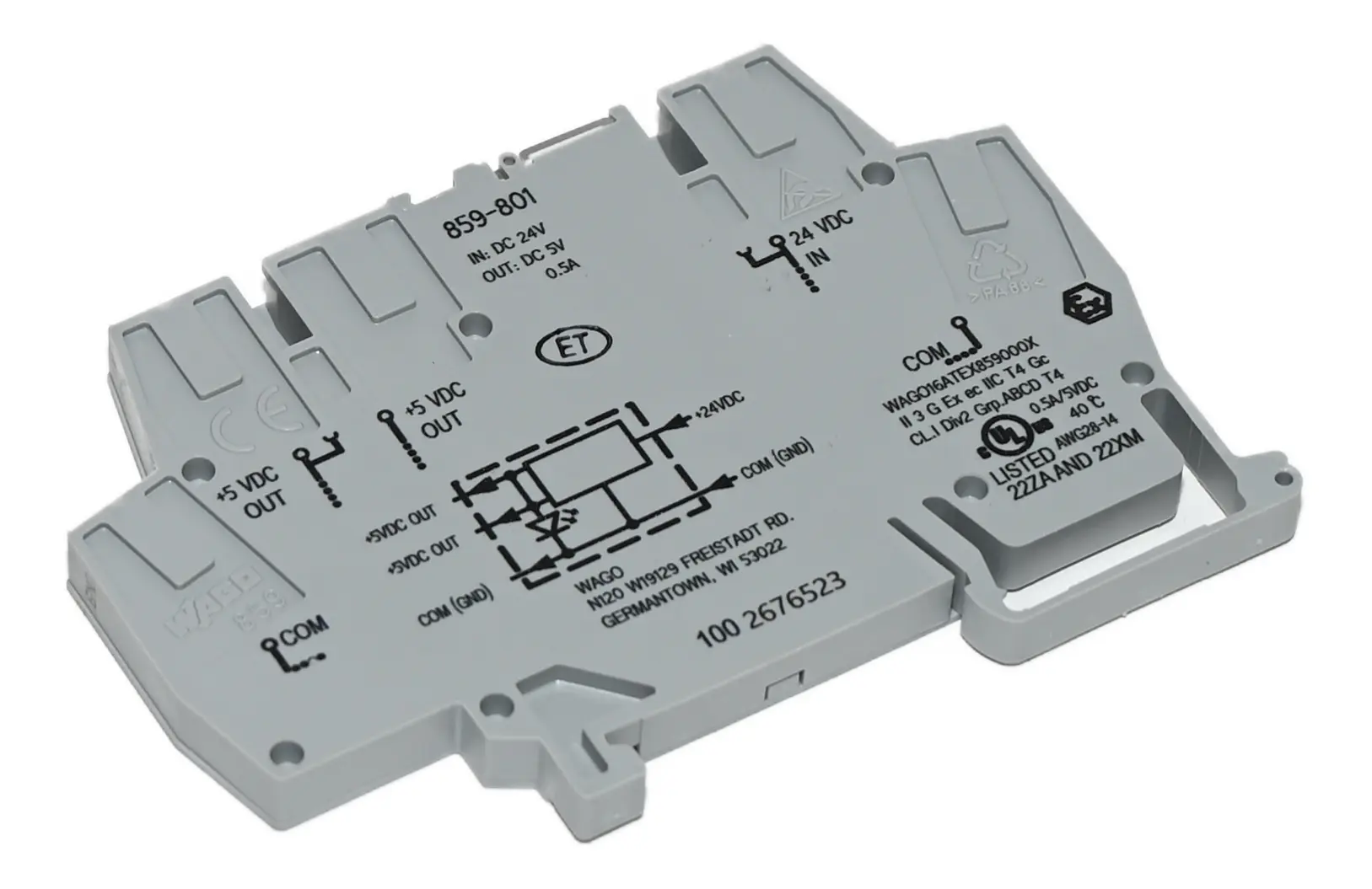 Produktfoto 1 von Wago 859-801 DC-Wandler New without box