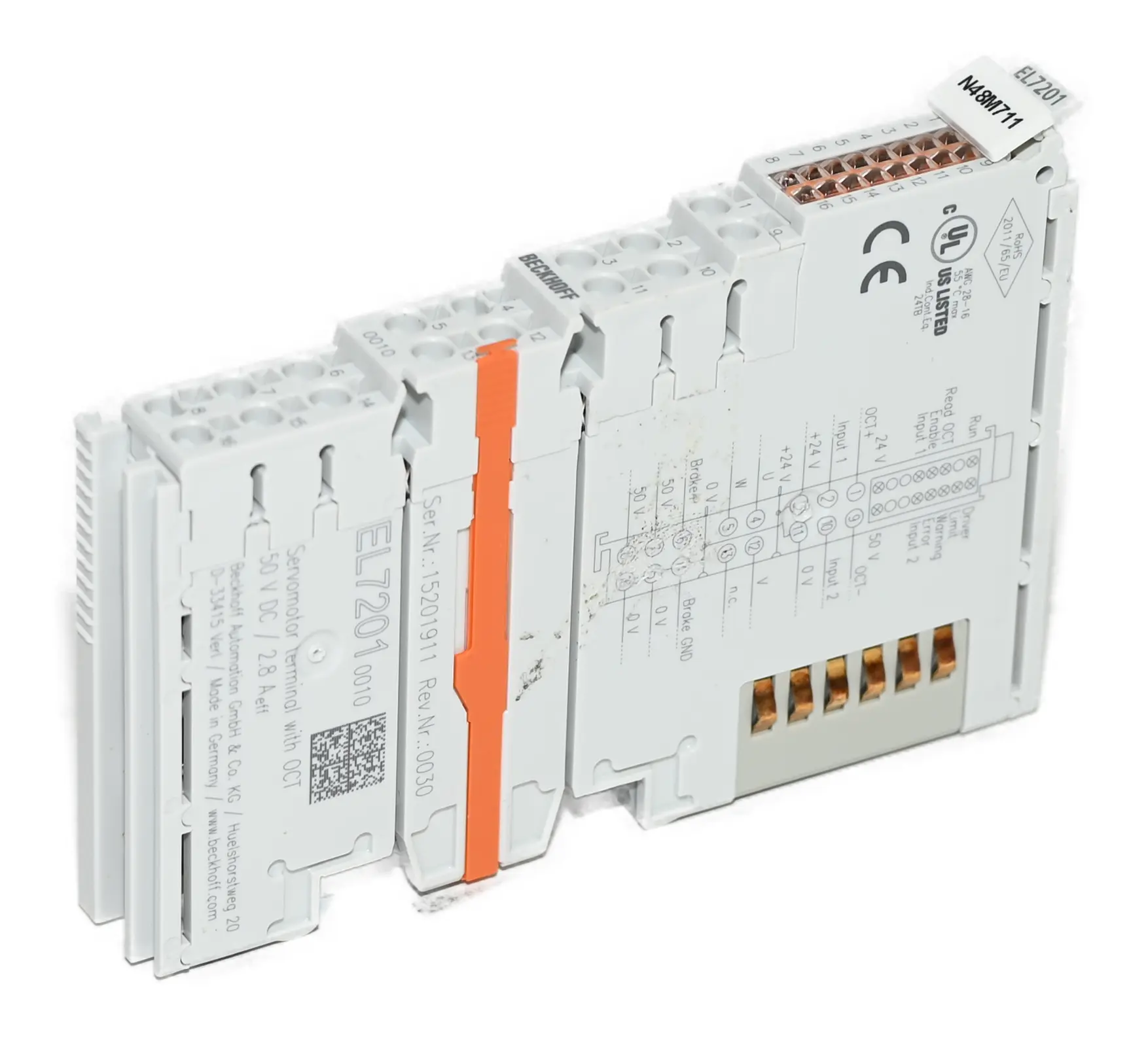 Produktfoto 1 von Beckhoff EL7201 EtherCAT Terminal EL 7201 1-channel motion interface