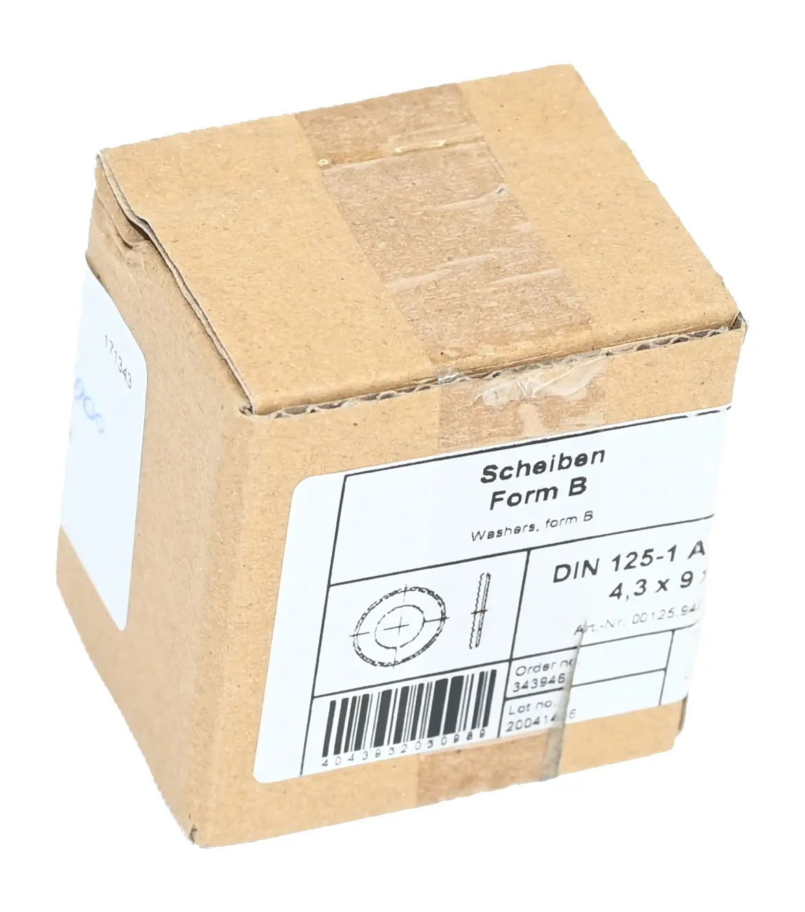 Produktfoto 1 von Reyher 001259420043000 DIN 125-1 Form B A4 Washers M4 1000x New open box