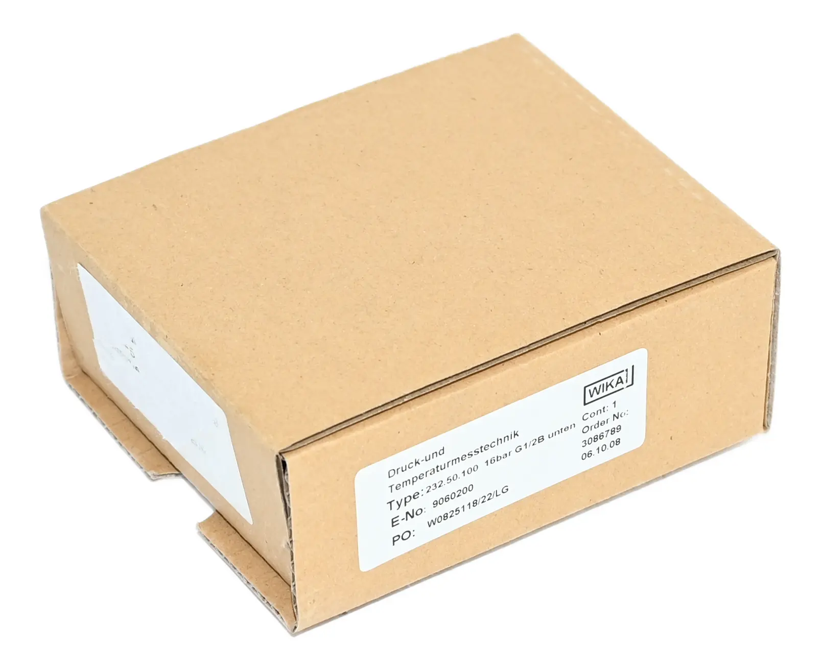 Produktfoto 1 von Wika 232.50.100 16bar G1/2B New open box