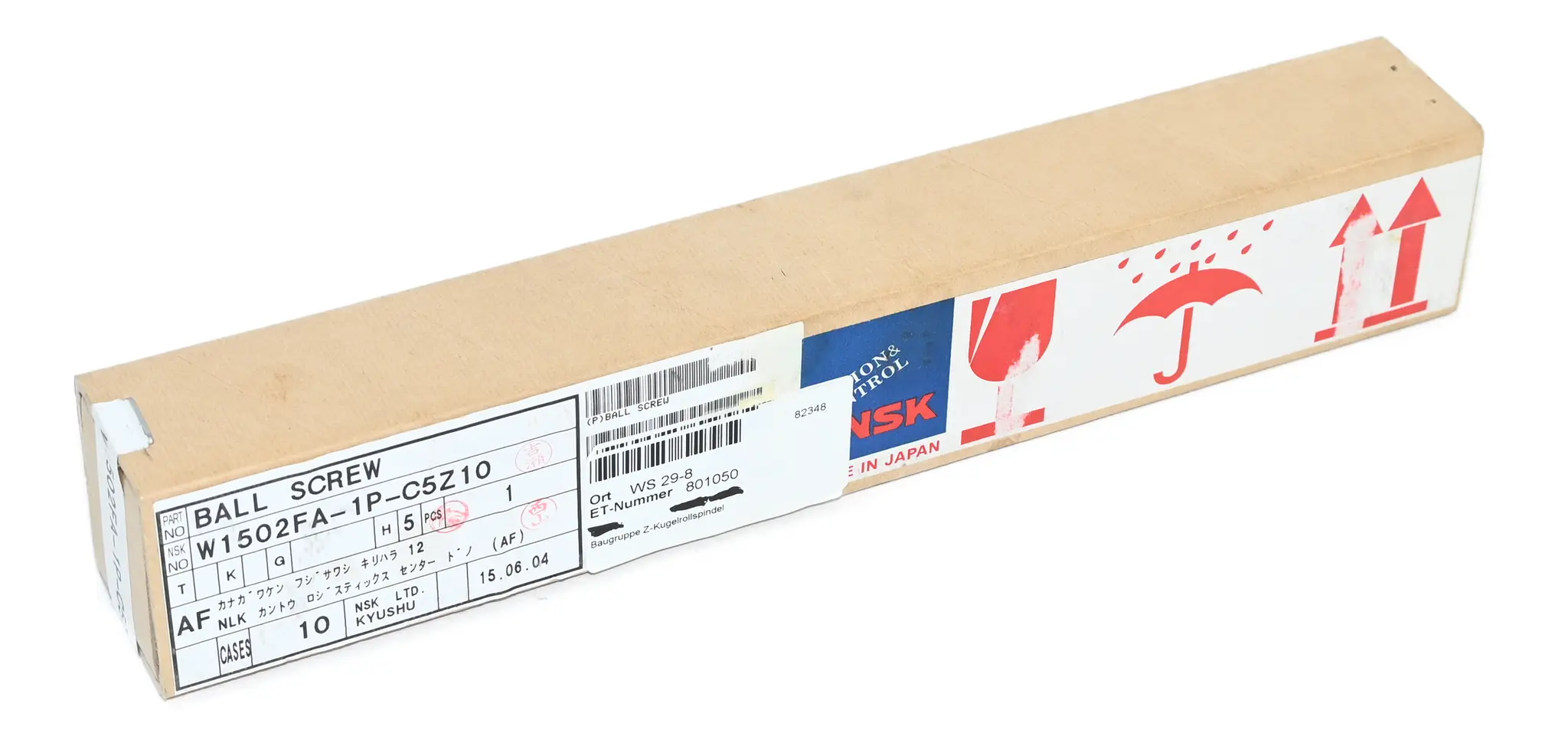 Produktfoto 1 von NSK W1502FA-1P-C5Z10 Ball Screw Kugelgewindertriebe New open box