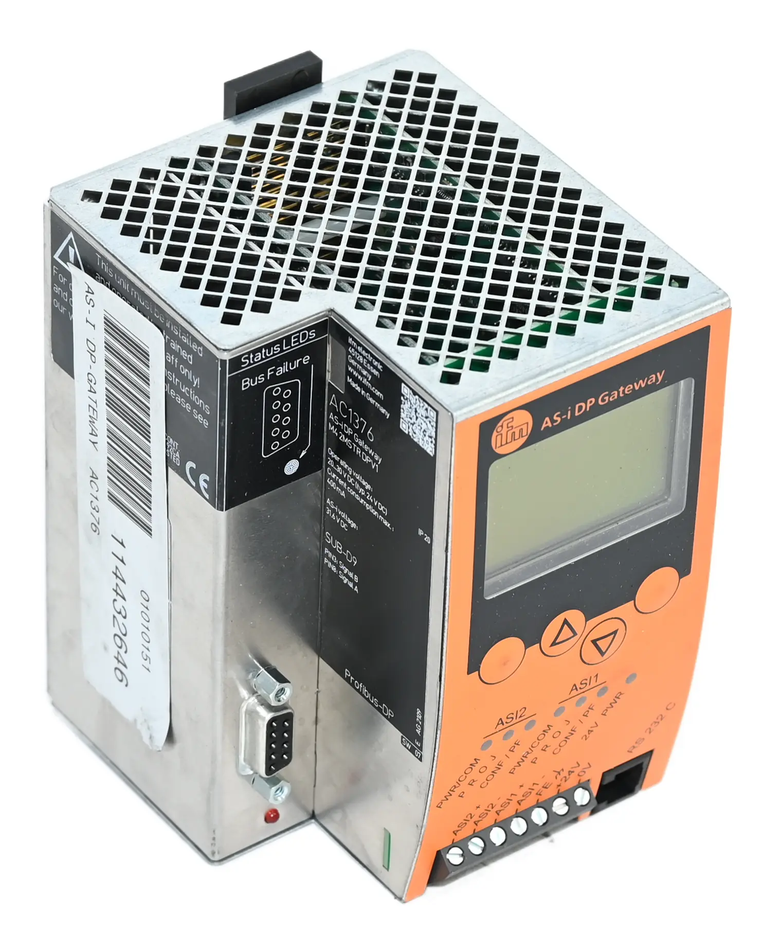 Produktfoto 1 von ifm AC1376 AS-I DP-GATEWAY AS-Interface New without box