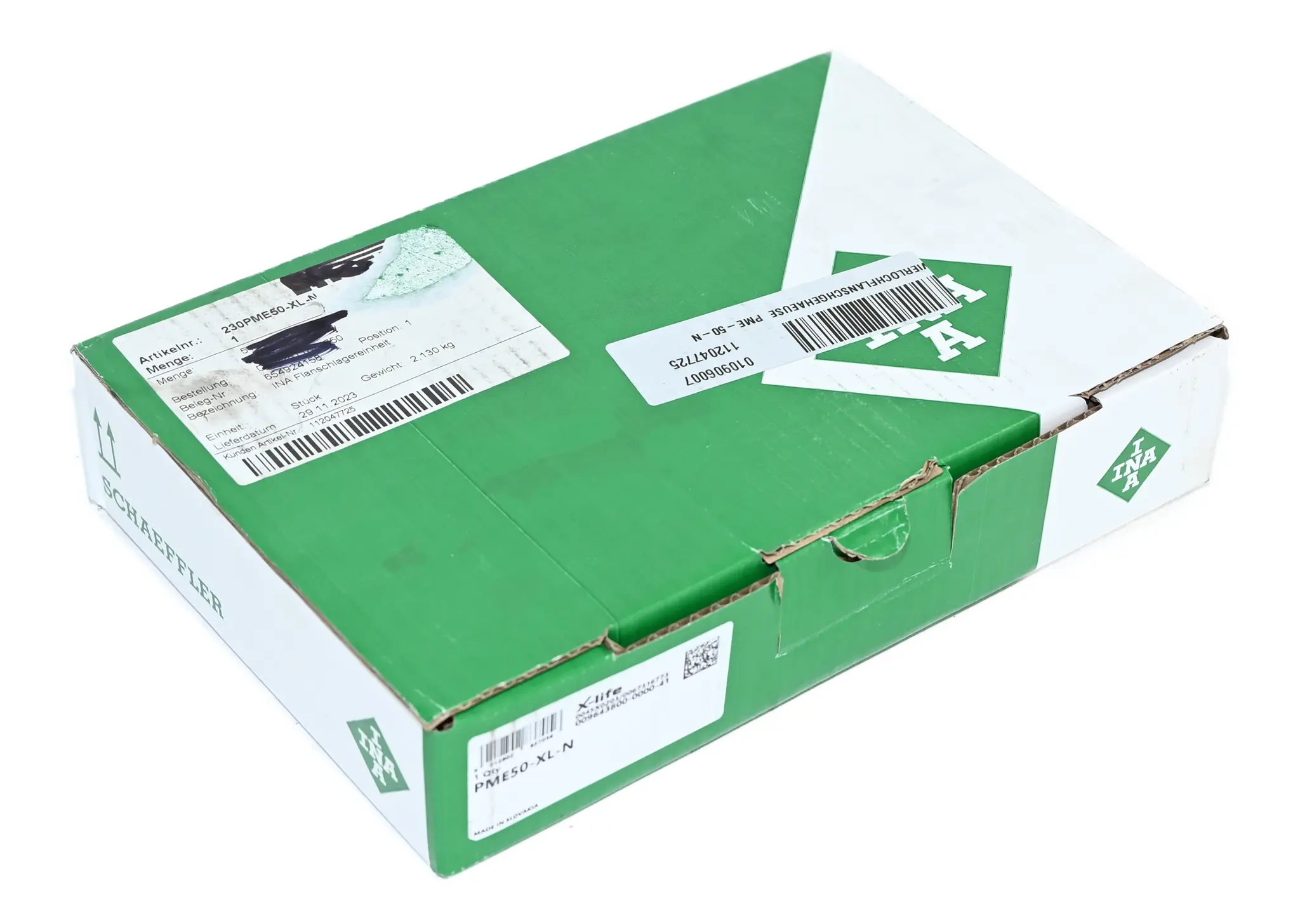 Produktfoto 1 von INA PME50-XL-N Housing Bearing ASSY New open box
