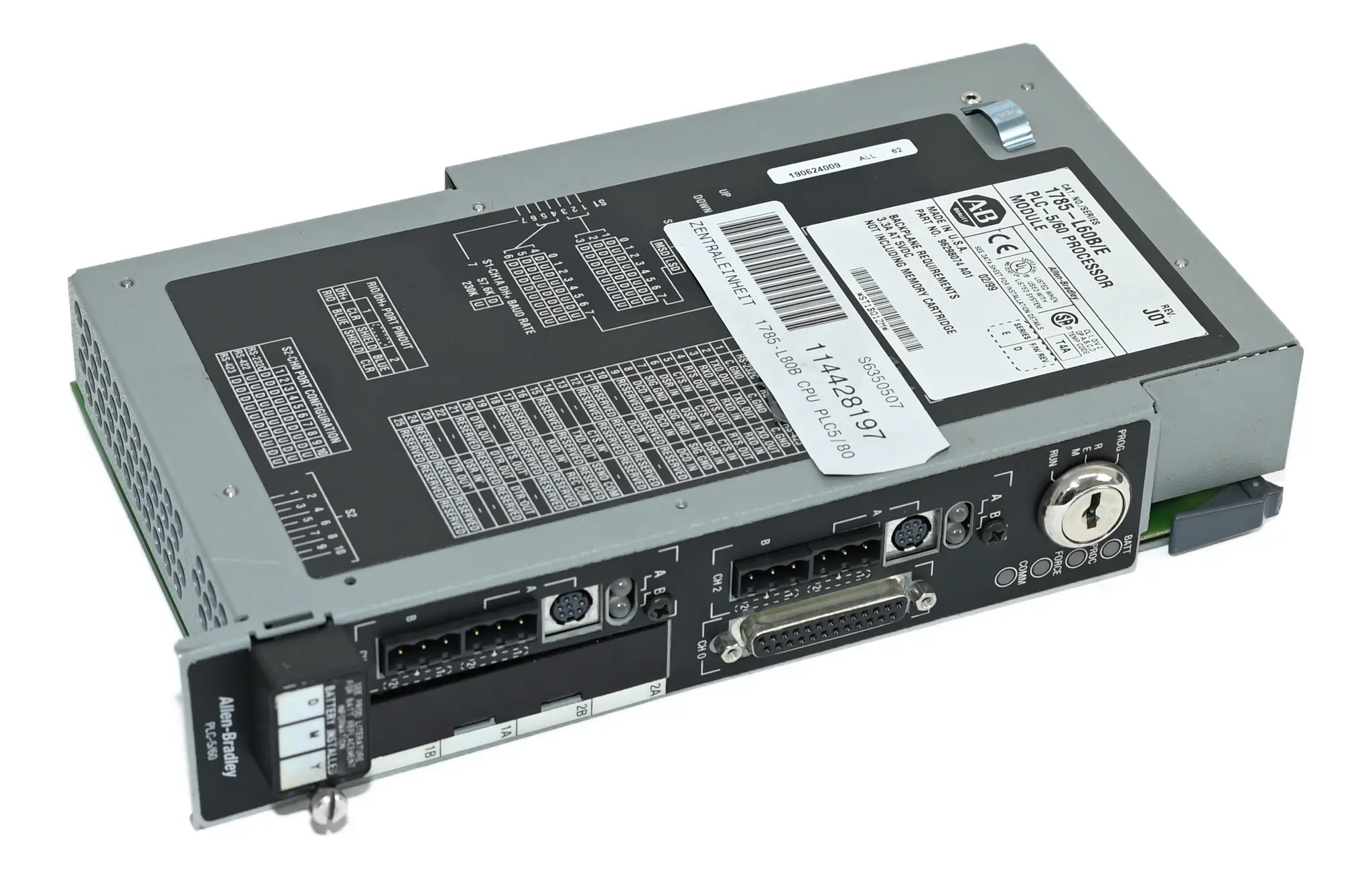 Produktfoto 1 von Allen Bradley 1785-L60B E PLC-5/60 Processor Module Refurbished