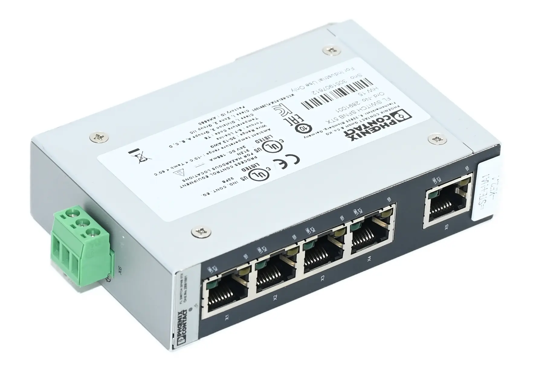 Produktfoto 1 von Phoenix Contact FL Switch SFNB 5TX 2891001 Industrial Ethernet Switch