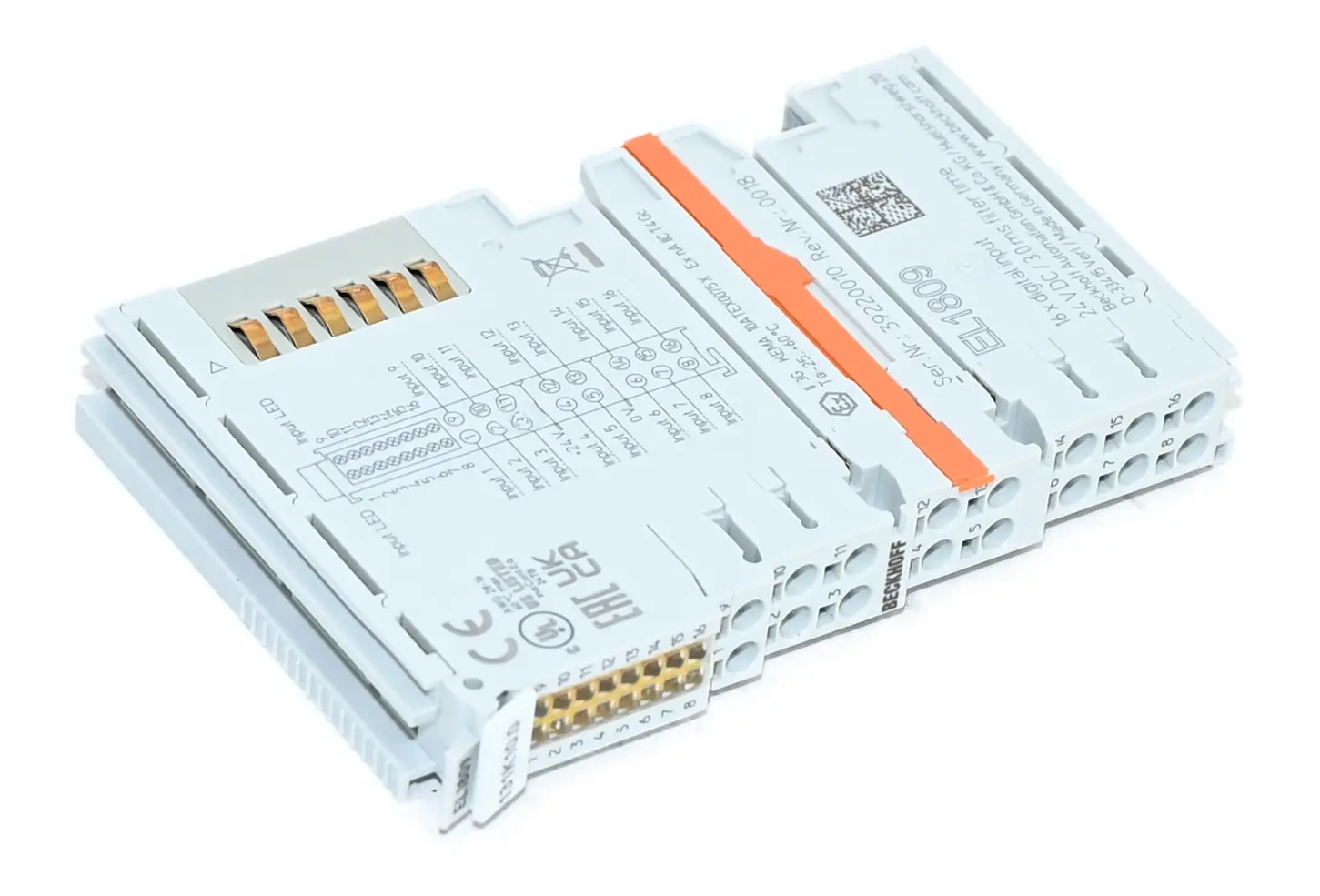 Produktfoto 1 von Beckhoff EL1809 16-Channel Digital Input