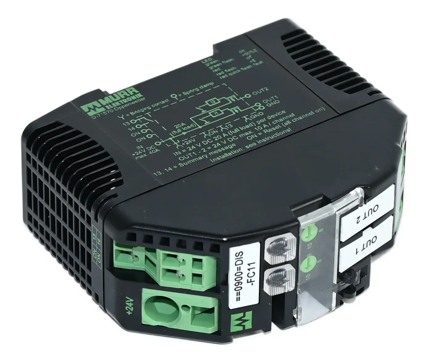Produktfoto 1 von Murr Elektronik 9000-41042-0401000 MICO Electronic Circuit Protection