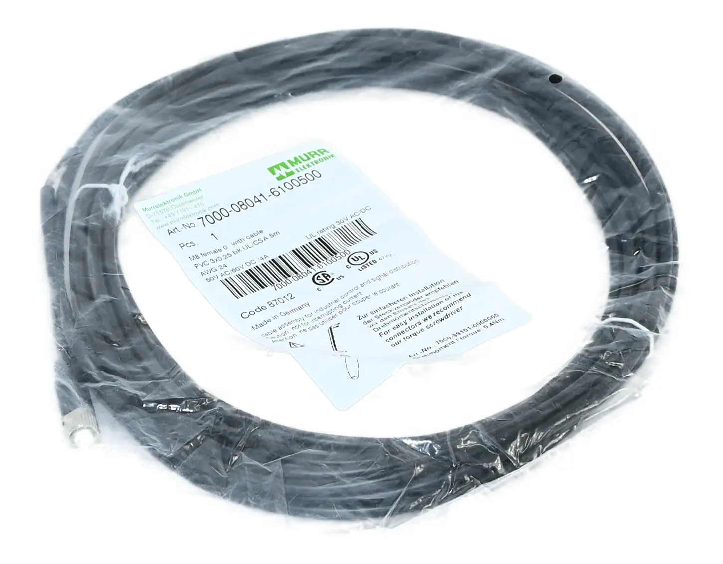 Produktfoto 1 von Murr Elektronik 7000-08041-6100500 New open box