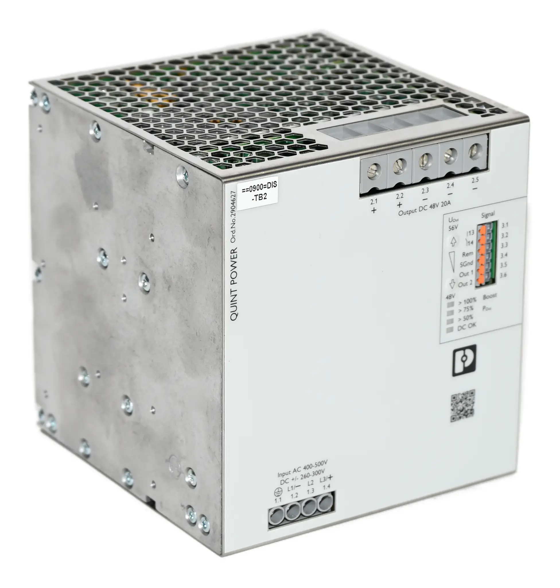 Produktfoto 1 von Phoenix Contact 2904627 QUINT4-PS-3AC-48DC/20