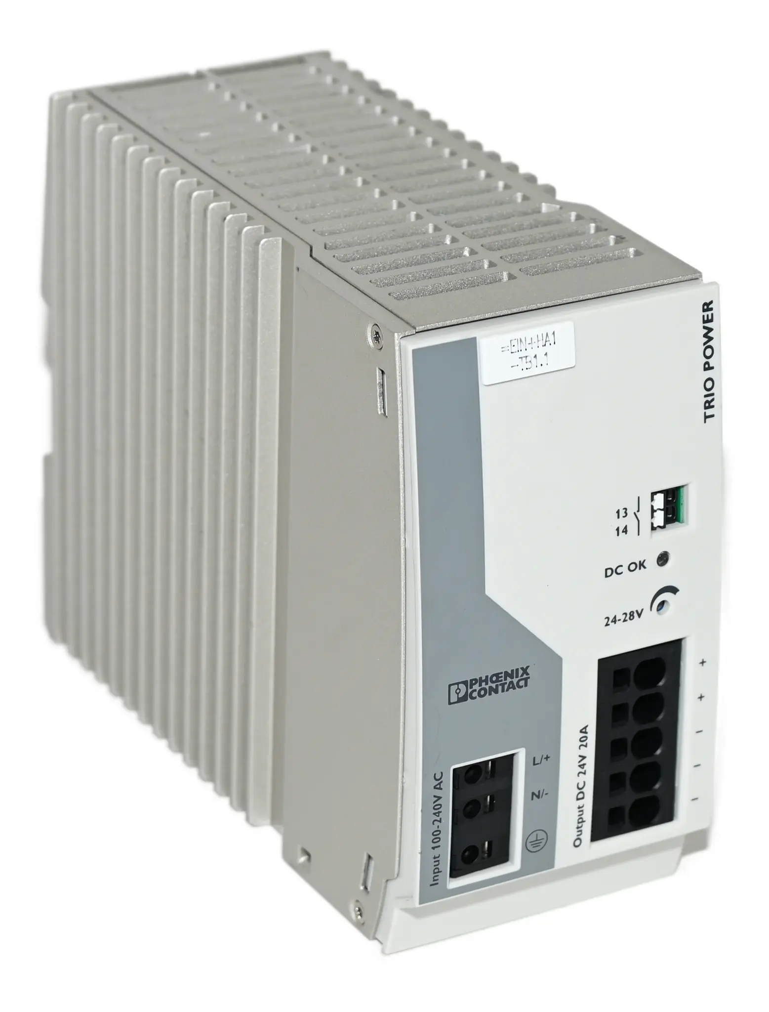 Produktfoto 1 von Phoenix Contact TRIO-PS-2G/1AC/24DC/20 2903151 Power Supply