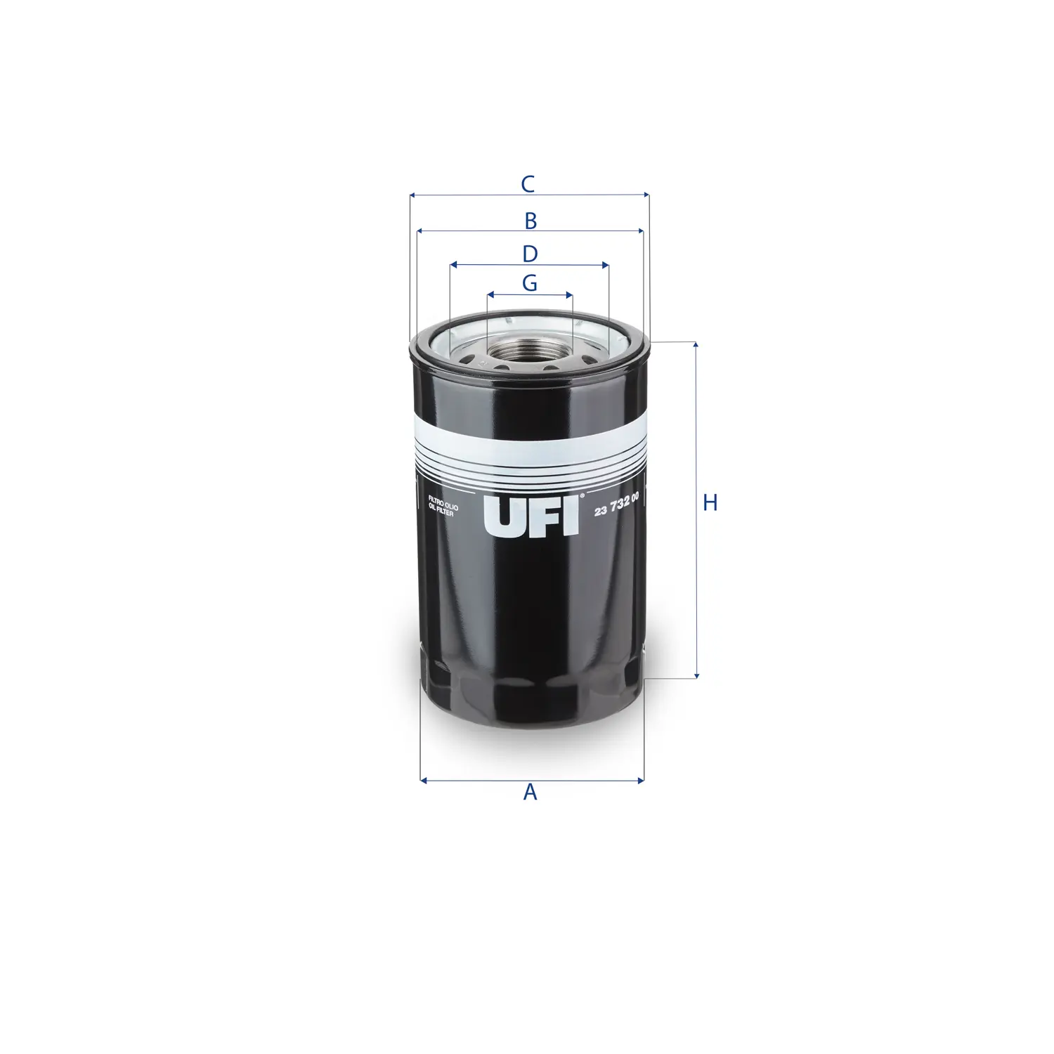 23.732.00 oil filter spin-on