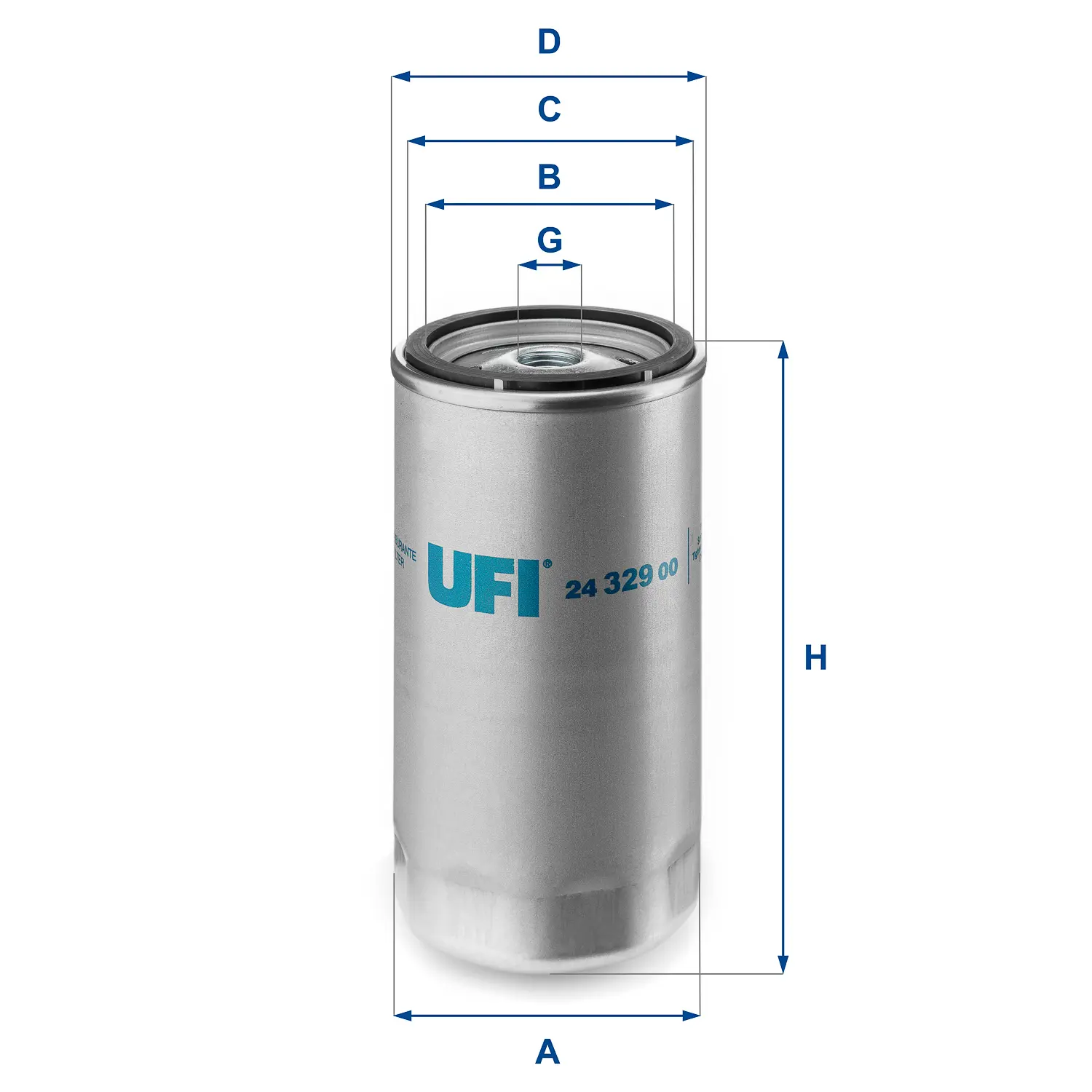 24.329.00 fuel filter spin-on