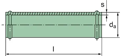 Produktfoto 1 von 39 000 25 182 tube, D=52mm
