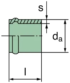 Produktfoto 1 von 39 000 25 185 pipe socket, D=180mm