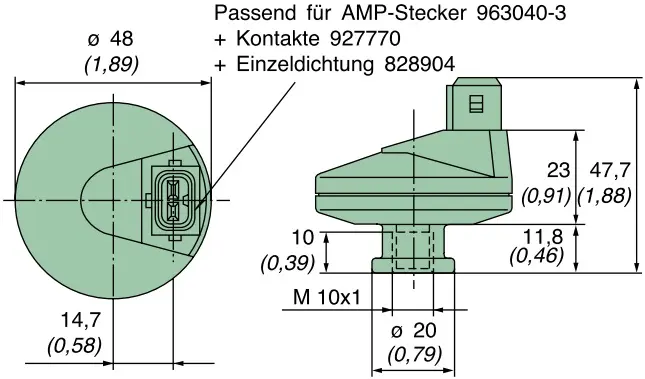 39 055 70 802 maintenance switch 55mbar
