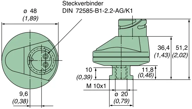 Produktfoto 1 von 39 065 70 702 maintenance switch 65mbar