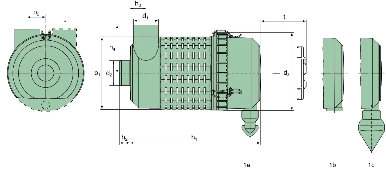 45 700 92 921 Europiclon air filter