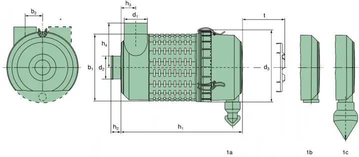 45 400 92 911 air filter (Europiclon)