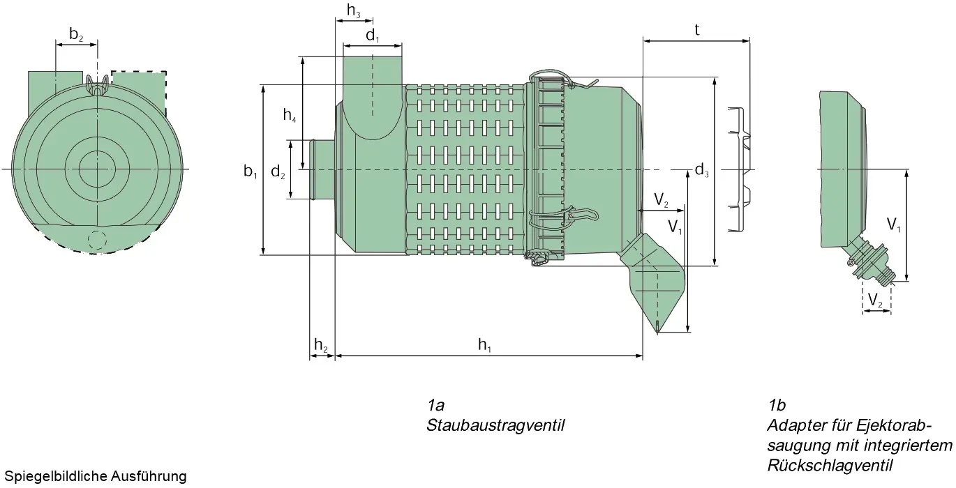 45 802 92 940 air filter (Europiclon mirror image)