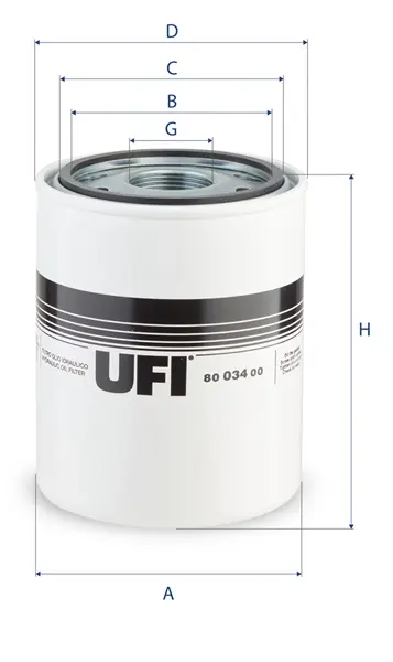 80.034.00 oil filter spin-on