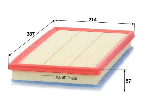 C 39 001 air filter element