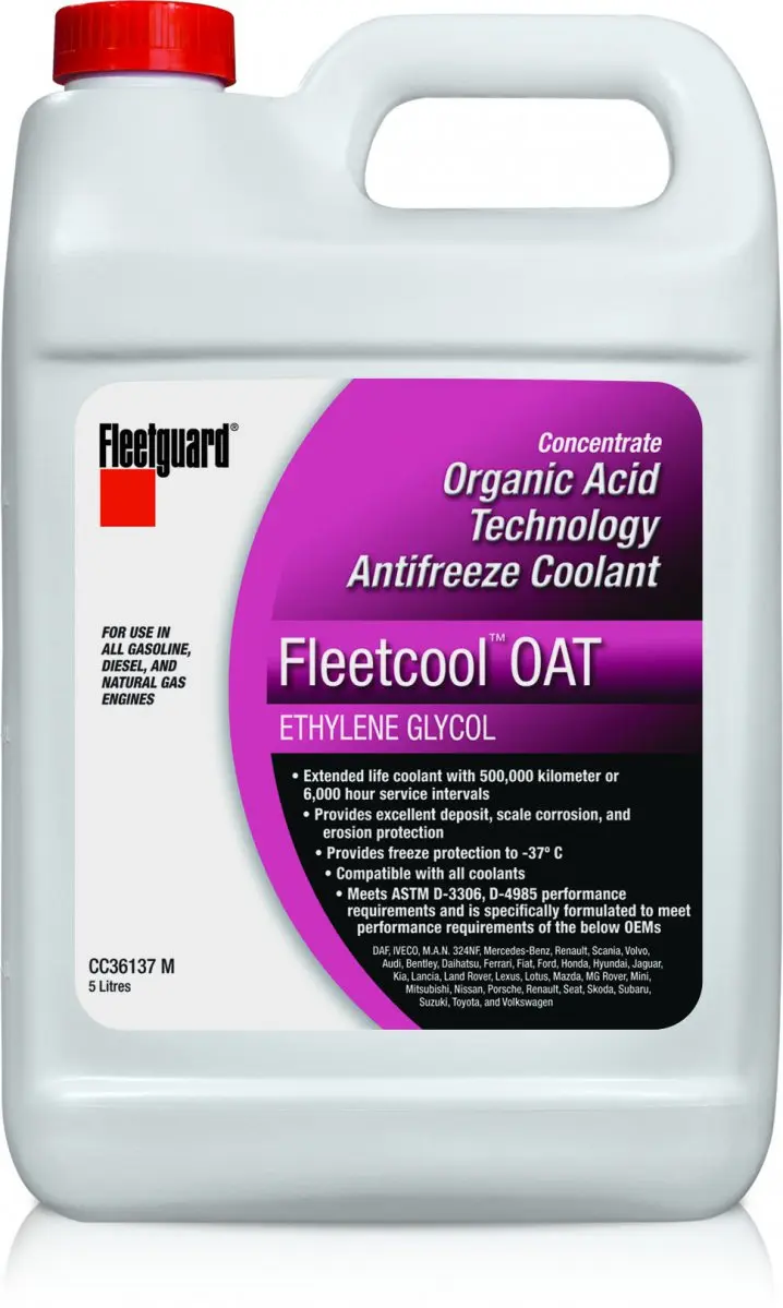 Produktfoto 1 von CC36138M FleetcoolOAT - EGConcentrate - 20 Ltr