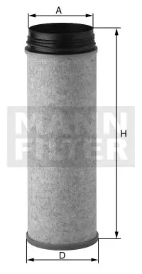 CF 1760 air filter element (secondary)