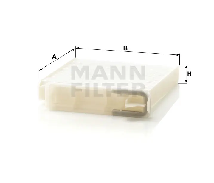 CU 1829 cabin air filter element